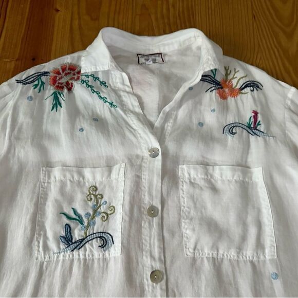 Johnny Was Coralie Oversized Weekend Tunic W22722-5 Women’s SIZE MED Embroidered - Picture 8 of 14